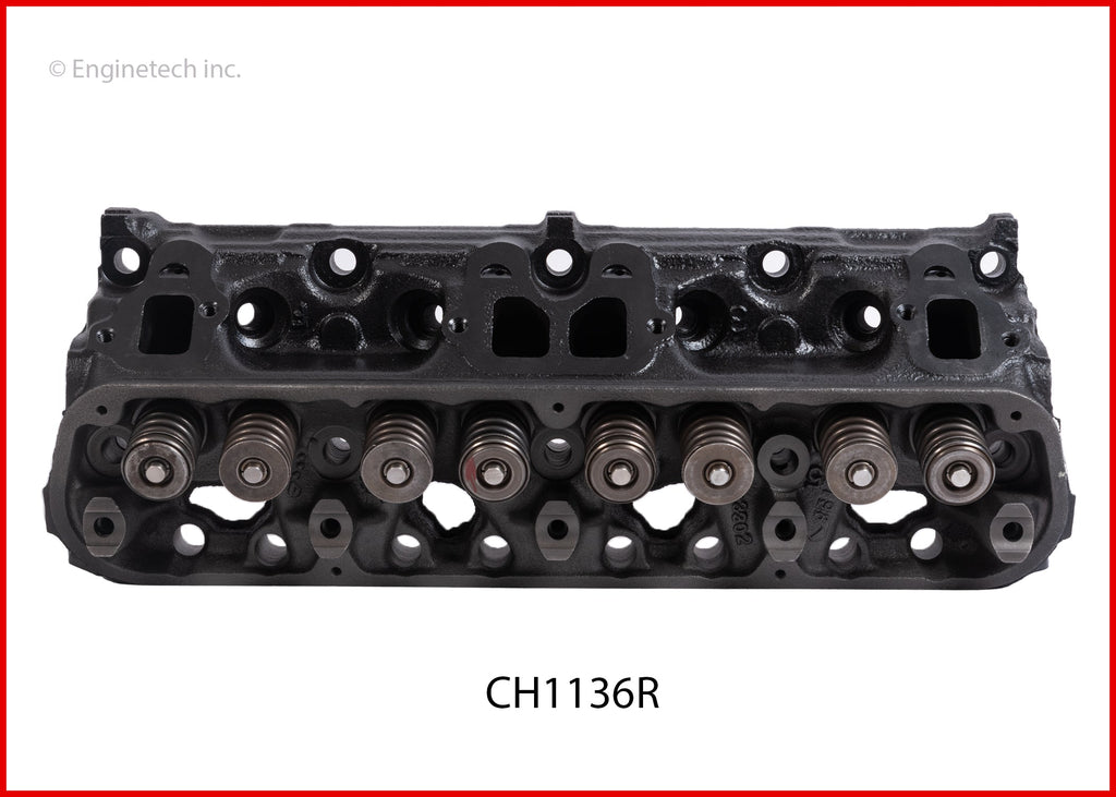 Enginetech Remanufactured Engine Cylinder Head Complete for Dodge and Chrysler Vehicles (Part No. CH1136R)