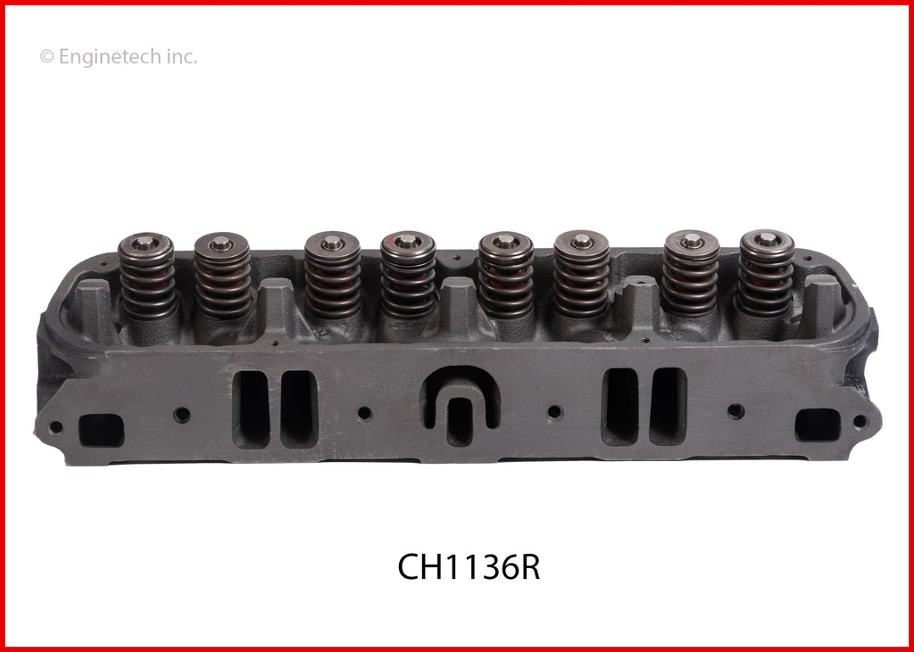 Enginetech Remanufactured Engine Cylinder Head Complete for Dodge and Chrysler Vehicles (Part No. CH1136R)