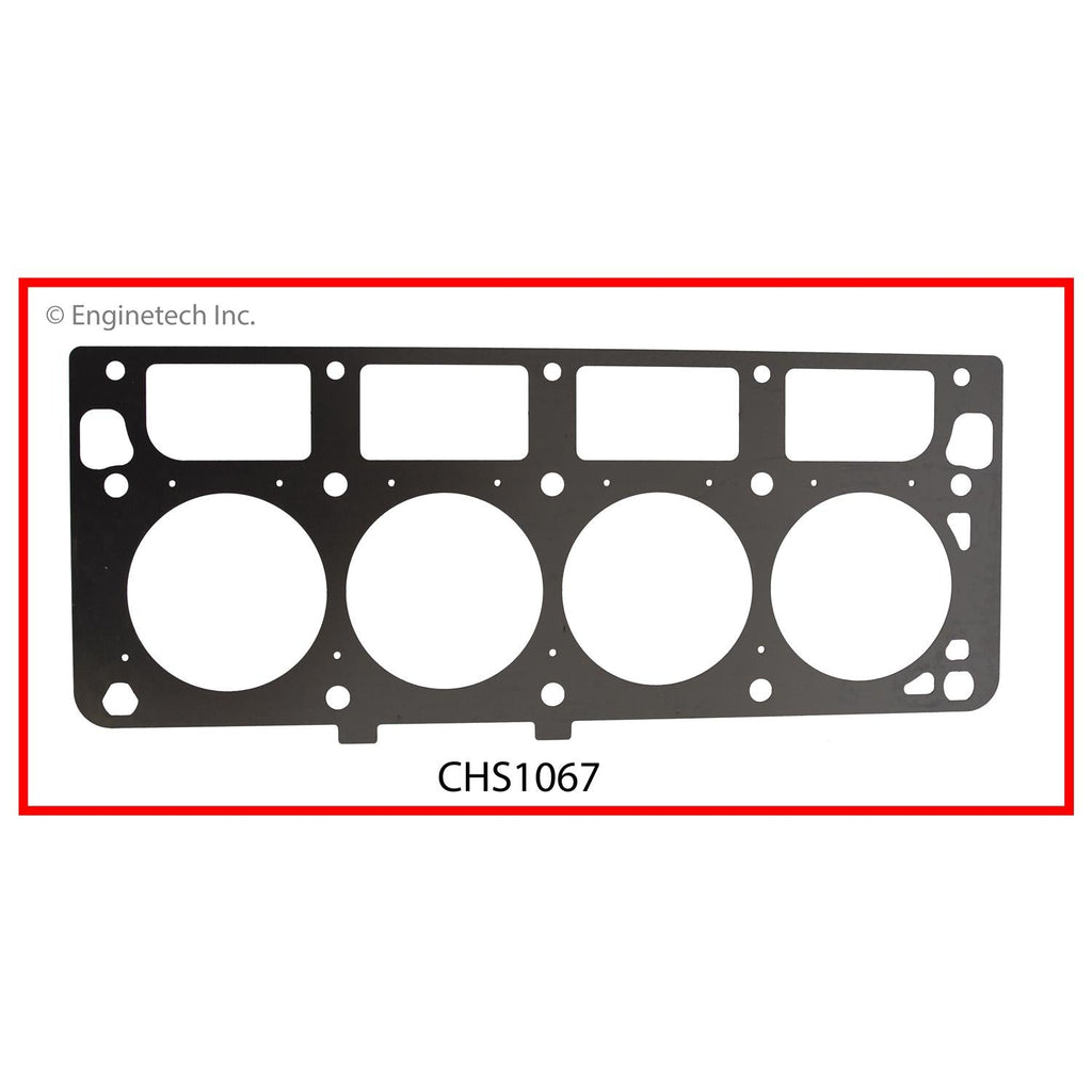Enginetech CHS1067 Engine Cylinder Head Spacer Shim - 0.020 Inch Thick for Chevy Camaro, Corvette & Pontiac Firebird