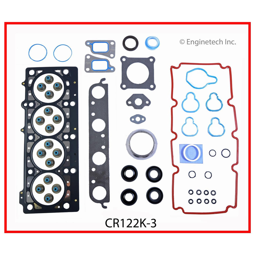 Enginetech CR122K-3 Engine Full Gasket Set for Dodge and Chrysler Vehicles