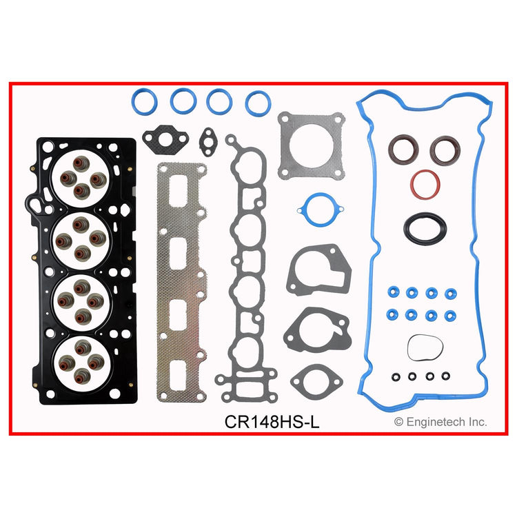 Enginetech Cylinder Head Gasket Set for Dodge and Chrysler Vehicles - Part CR148HS-L