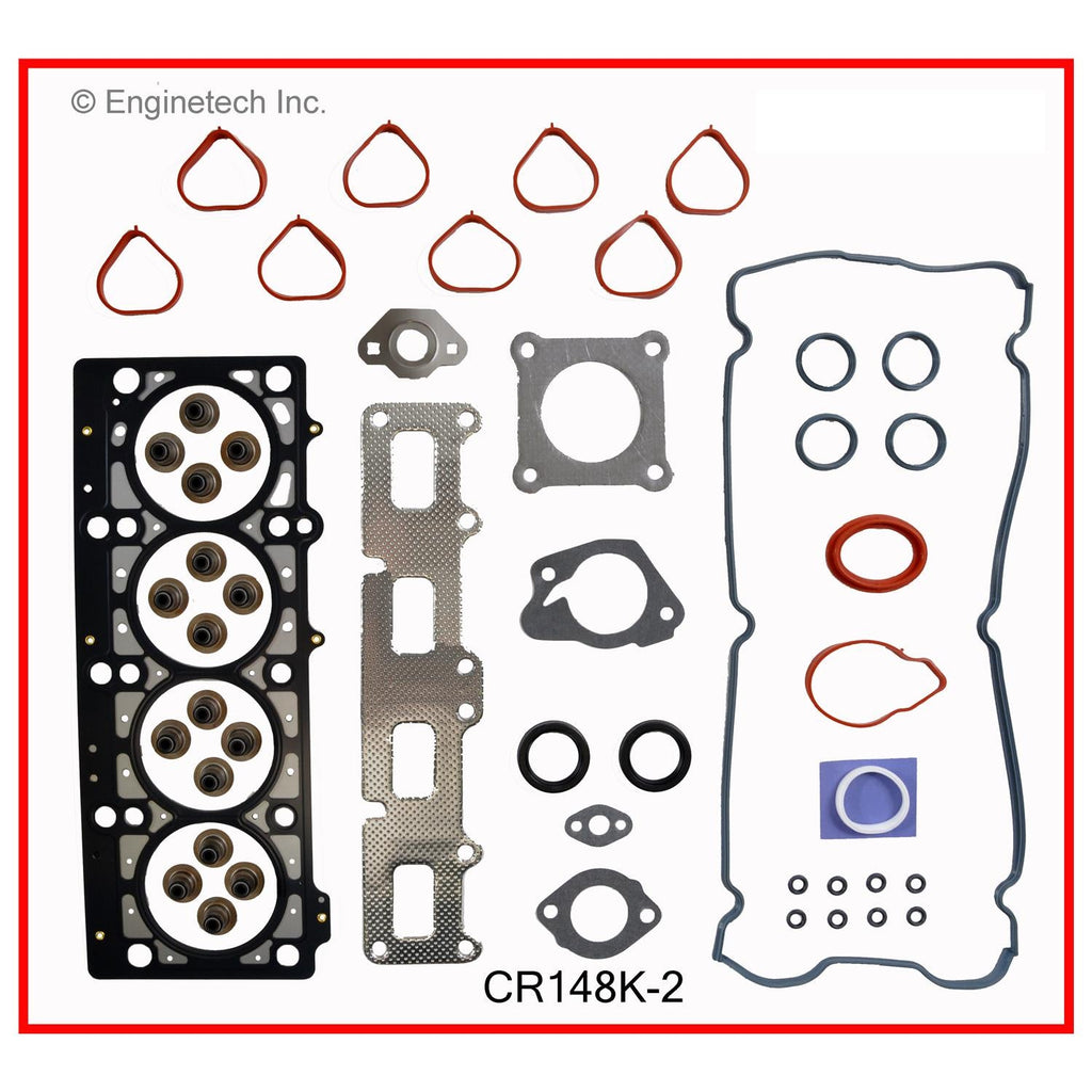 Enginetech CR148K-2 Engine Full Gasket Set for Dodge and Chrysler Vehicles