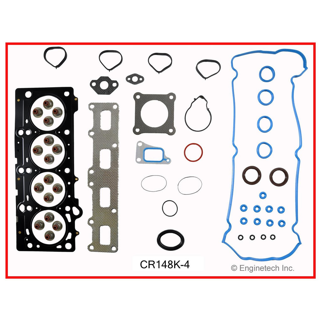 Enginetech CR148K-4 Engine Full Gasket Set for Dodge and Chrysler Vehicles