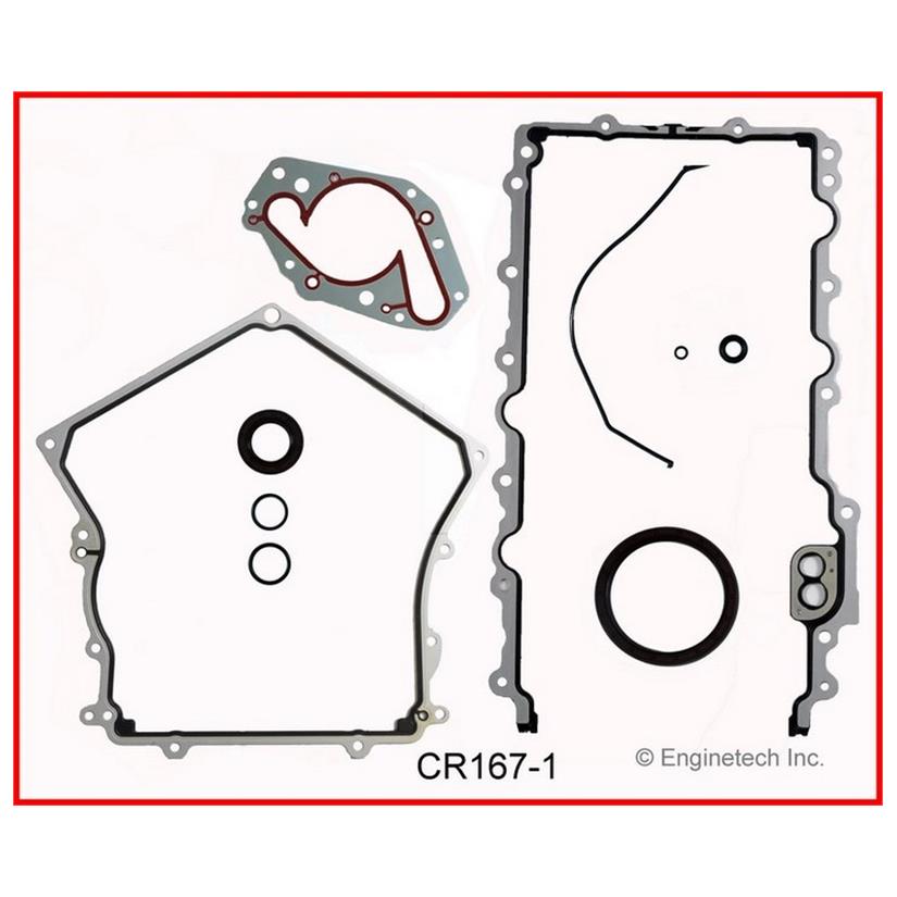 Enginetech CR167-1 Engine Full Gasket Set for Dodge and Chrysler Cars and Trucks