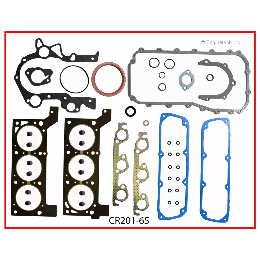 Enginetech CR201-65 Engine Full Gasket Set for Dodge and Chrysler Vehicles