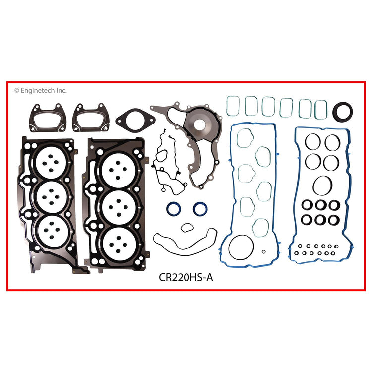 Enginetech CR220HS-A Engine Cylinder Head Gasket Set for Dodge and Chrysler Vehicles