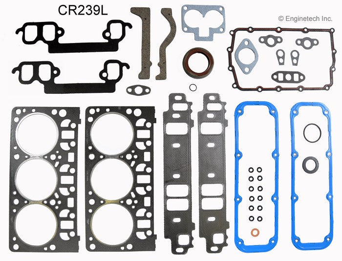 Enginetech CR239L Rebuilders Engine Full Gasket Set for Dodge / Chrysler Vehicles