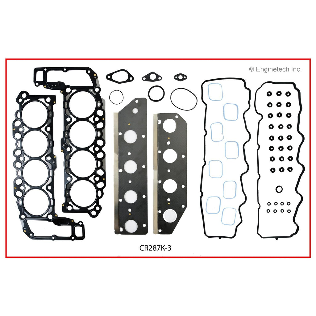 Enginetech CR287K-3 Engine Full Gasket Set for Dodge and Chrysler Vehicles