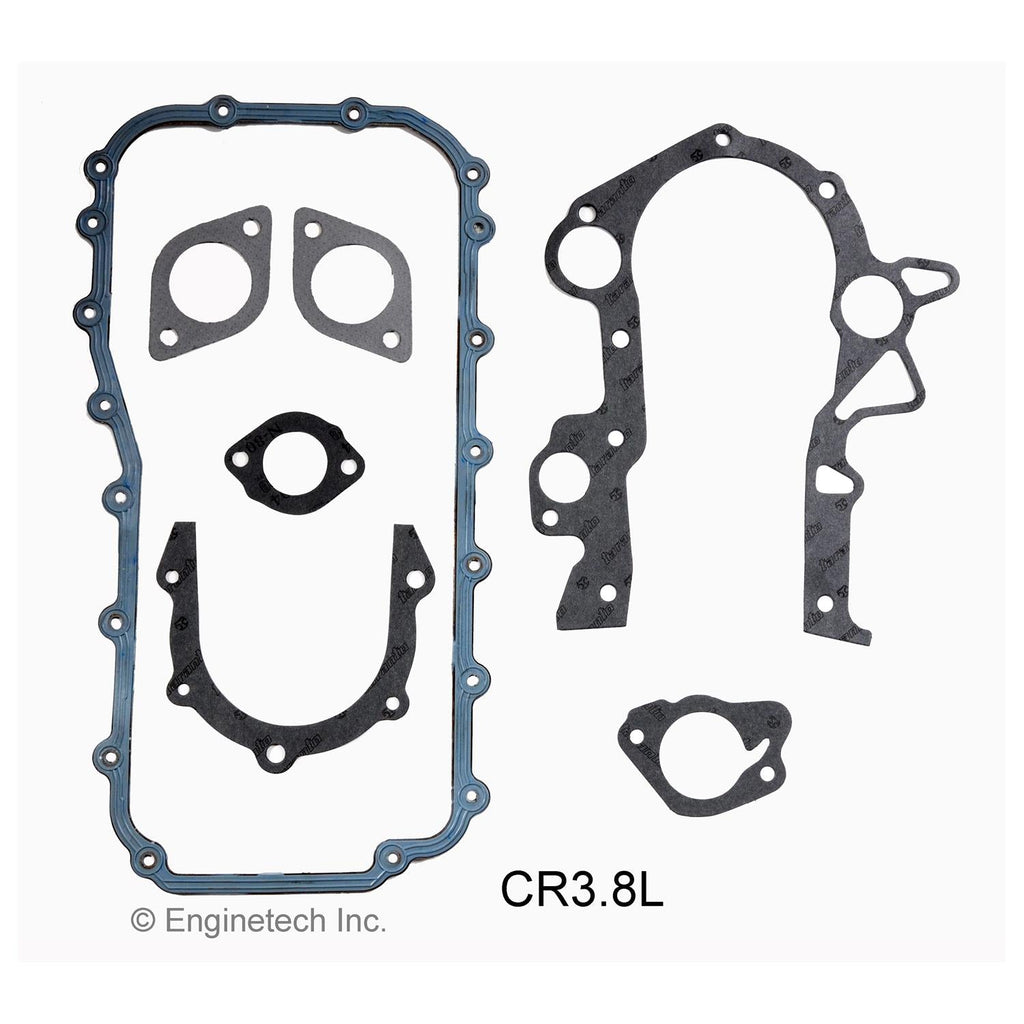 Enginetech Rebuilders Engine Full Gasket Set for Dodge and Chrysler Vehicles (Part CR3.8L)