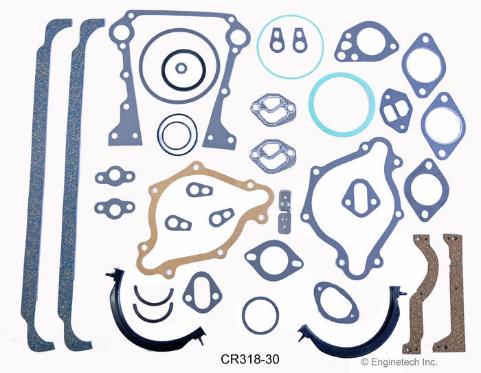Enginetech CR318-30 Engine Full Gasket Set for Dodge and Chrysler Vehicles
