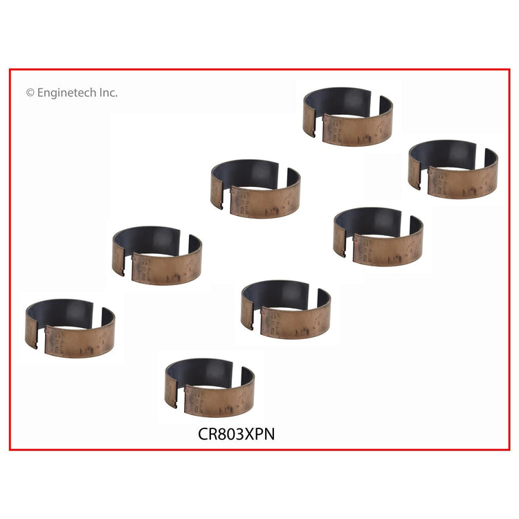 Enginetech High Performance Engine Full Connecting Rod Bearing Set (Part # CR803XPNSTD)
