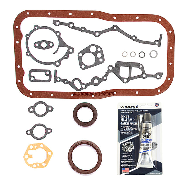 Lower Gasket Set Fit 83-89 Nissan 720 D21 Pathfinder 2.4 Z24 Z24I Z24S