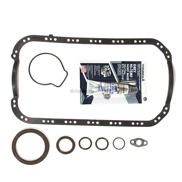 Full Gasket Set Bearings Pistons Fit 01-05 Honda Civic DX LX 1.7L SOHC D17A1