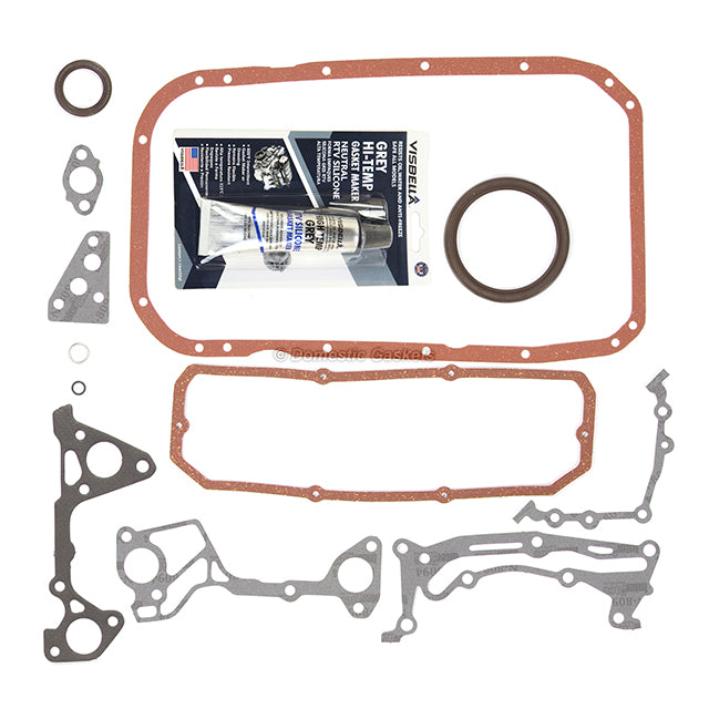 Full Gasket Set Intake Exhaust Valves Fit 91-99 Dodge Stealth 3000GT 6G72 6G72T