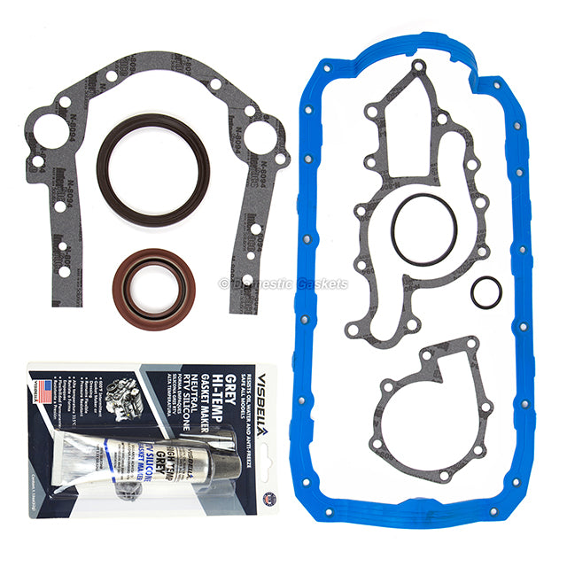 Full Gasket Set Bearings Pistons Fit 91-95 Ford Taurus Mercury 3.0L OHV VIN U