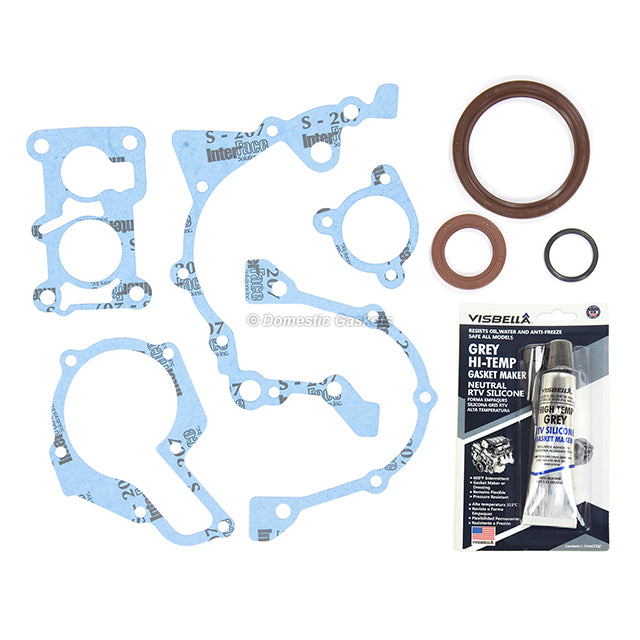 Fits 89-90 Geo Chevrolet Metro Sprint Pontiac 1.0 SOHC Full Gasket Set Bolts G10