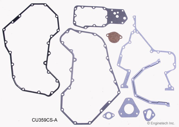 Enginetech CU359CS-A Engine Lower End Gasket Set for Dodge Trucks