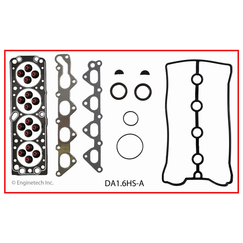 Enginetech DA1.6HS-AWB Engine Cylinder Head Gasket Set for Daewoo Lanos with Head Bolts