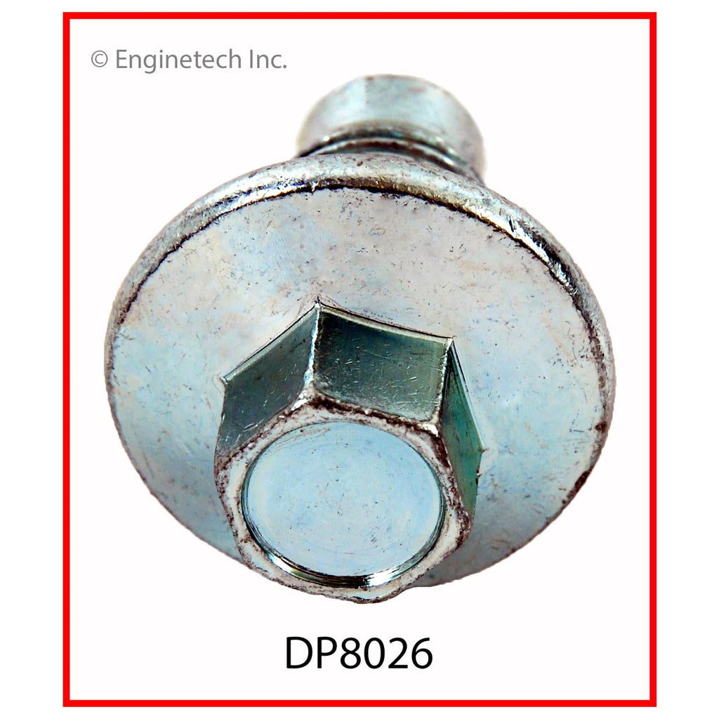 Enginetech DP8026 Engine Oil Pan Oil Drain Plug with Gasket Seal