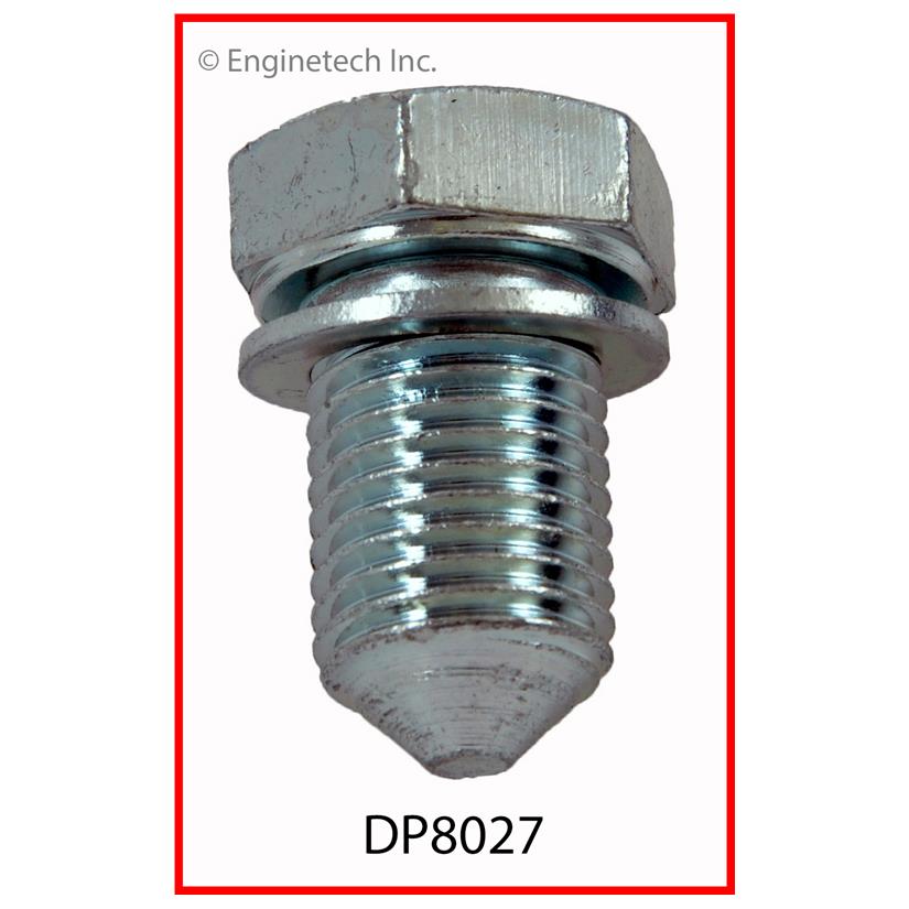 Enginetech Engine Oil Pan Oil Drain Plug - Part Number DP8027