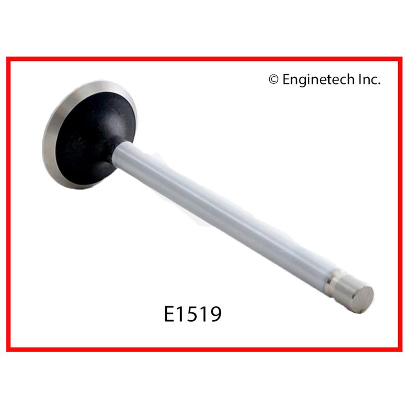 Enginetech E1519 Engine Exhaust Valve with Oversized Stem and Head