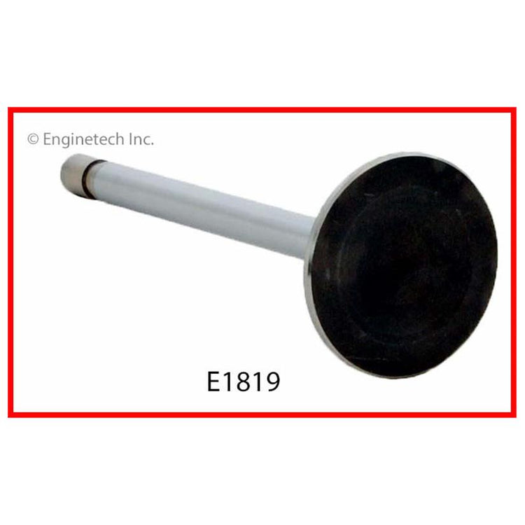Enginetech E1819 Engine Exhaust Valve with Oversized Stem and Head for Ford Trucks and Sedans