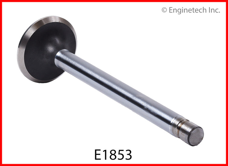 Enginetech E1853 Engine Exhaust Valve with Oversized Stem and Head for 1965-1966 Jeep and American Motors Models