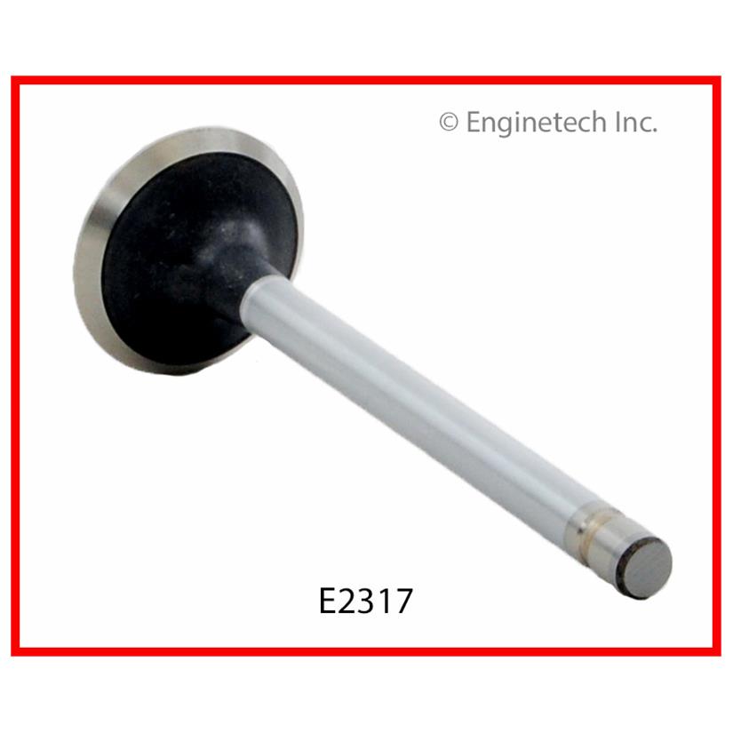 Enginetech E2317 Engine Exhaust Valve with Oversized Stem and Head for Buick Century and Electra