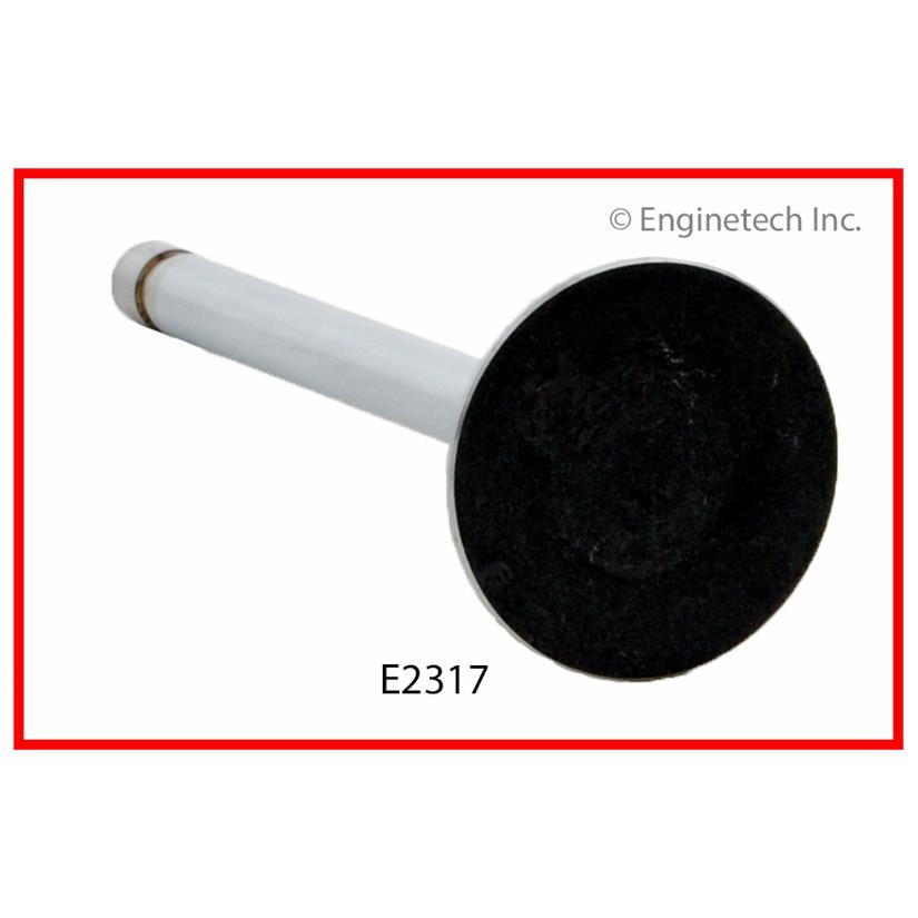 Enginetech E2317 Engine Exhaust Valve with Oversized Stem and Head for Buick Century and Electra