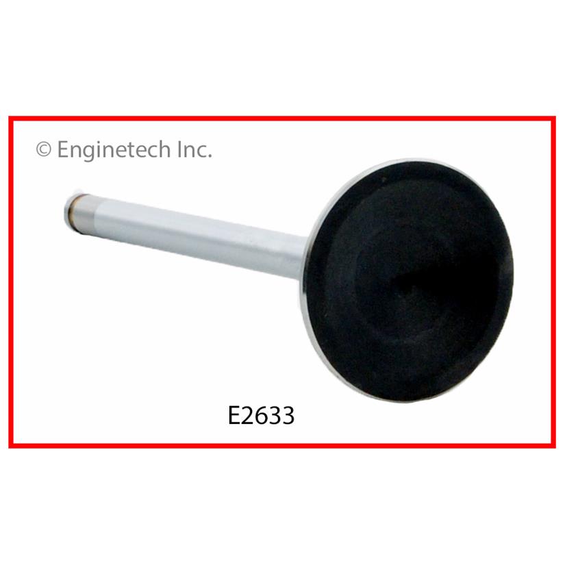Enginetech E2633-8 Engine Exhaust Valve with Oversized Stem and Head for Dodge Trucks