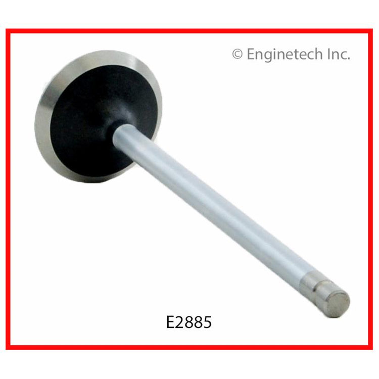 Enginetech E2885 Engine Exhaust Valve with Oversized Stem and Head for Select Vehicles