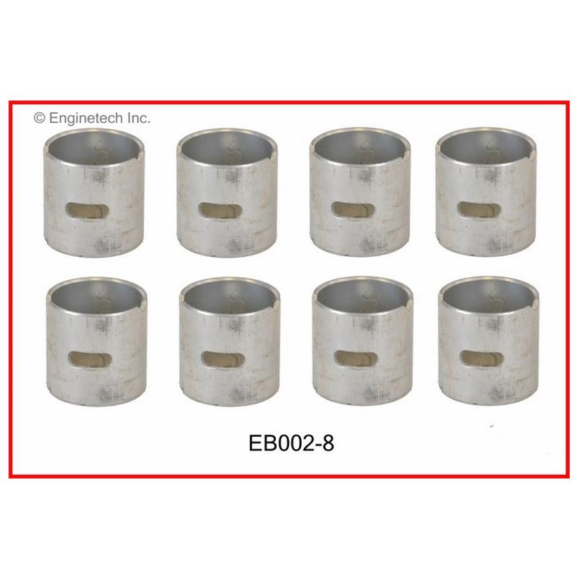 Enginetech EB002-8 Engine Piston Wrist Pin Bushing Set for 2012-2013 Ford and Lincoln Models
