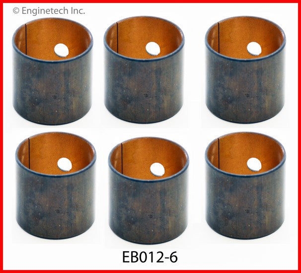 Enginetech EB012-6 Engine Piston Wrist Pin Bushing Set for Chrysler Vehicles