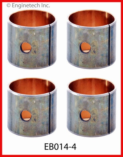 Enginetech EB014-4 Engine Piston Wrist Pin Bushing Set for Nissan, Toyota, Lexus – Machining Required