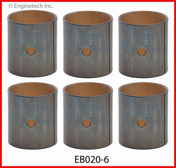 Enginetech EB020-6 Engine Piston Wrist Pin Bushing Set for Lexus GS300 and IS300