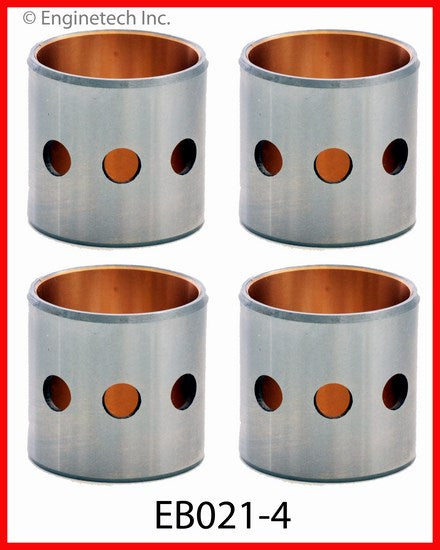 Enginetech EB021-4 Engine Piston Wrist Pin Bushing Set for Toyota Engines