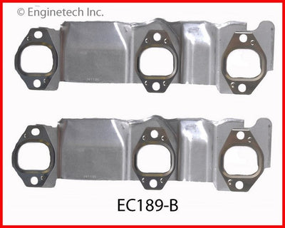 Enginetech EC189-B Exhaust Manifold Gasket for Chevrolet and GMC Cars and Trucks