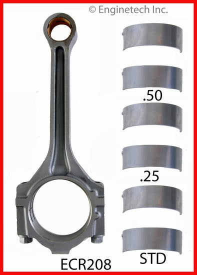 Enginetech ECR208 Remanufactured Single Engine Connecting Rod with Bolts for Ford E-350 Super Duty (1999-2002)