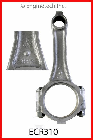 Enginetech ECR310 Remanufactured Single Engine Connecting Rod with Bolts for Chevrolet Astro (1991-1999)