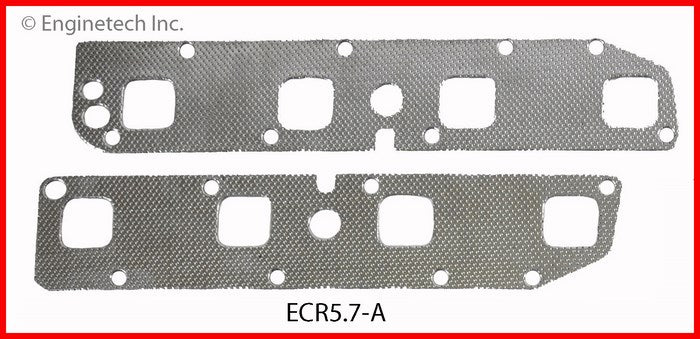 Enginetech ECR5.7-A Exhaust Manifold Gasket for Dodge and Chrysler Vehicles