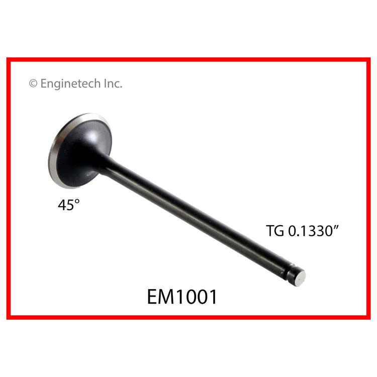 Enginetech BBPTEM1001 Engine Exhaust Valve for Kia Rio 2003-2005