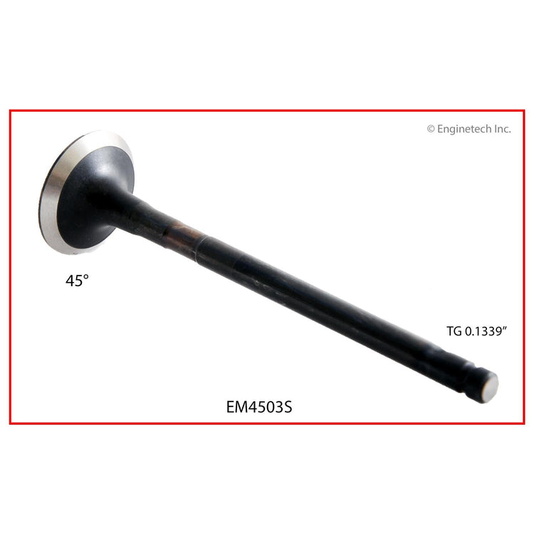Enginetech EM4503S Engine Exhaust Valve for Toyota Tacoma, 4Runner, Tundra