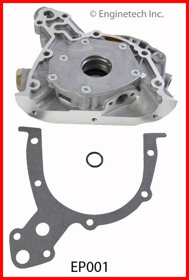 Enginetech EP001 Engine Oil Pump with Gasket for Chevy Aveo and Daewoo Lanos