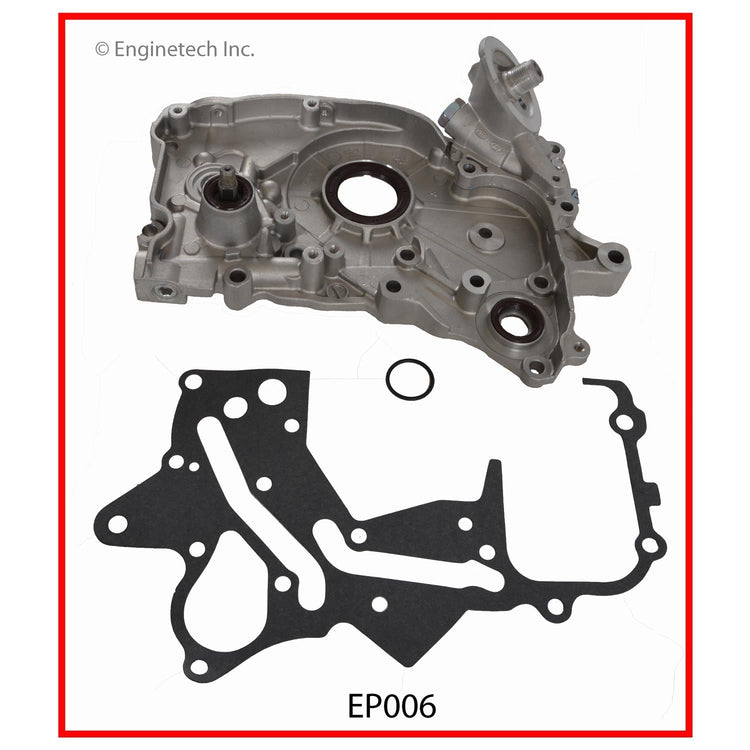 Enginetech EP006 Engine Oil Pump with Gasket for Hyundai and Kia Vehicles