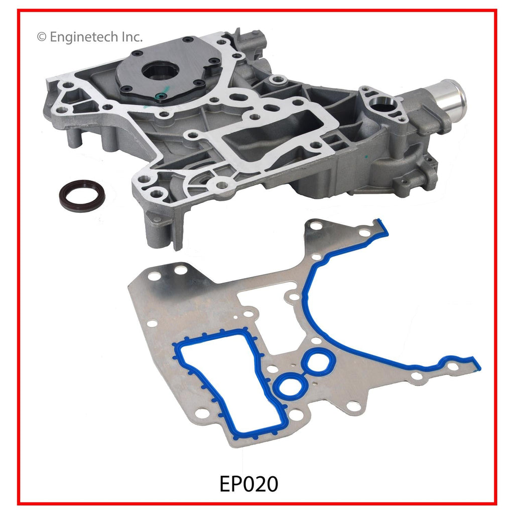 Enginetech Engine Oil Pump with Gasket for Chevrolet Aveo and Pontiac G3
