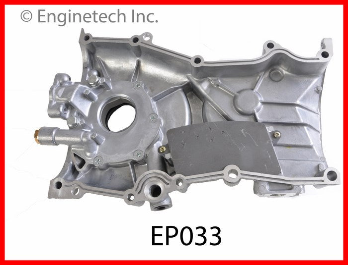 Enginetech EP033 Engine Oil Pump with Gasket for Nissan Altima (1993-2001)