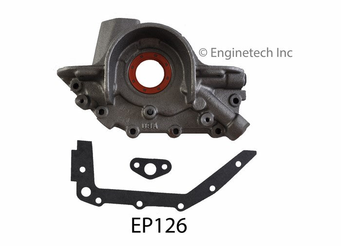 Enginetech EP126 Engine Oil Pump with Gasket for Ford and Mercury Vehicles