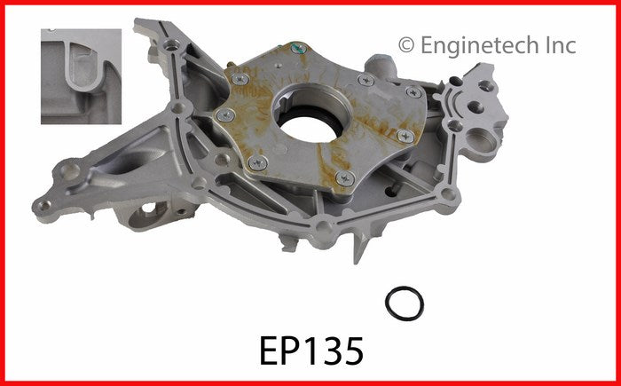 Enginetech EP135 Engine Oil Pump with Gasket for Toyota T100 (1995-1998)