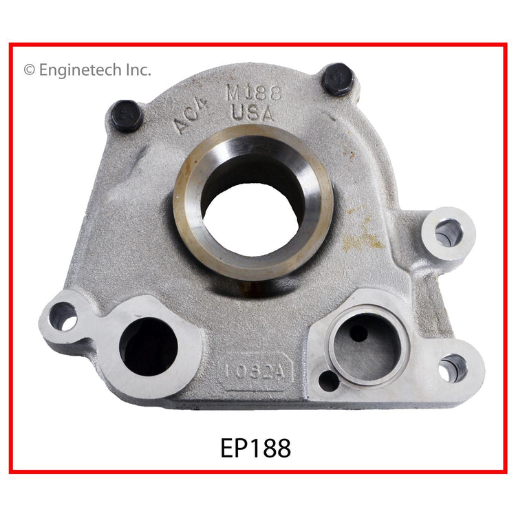 Enginetech EP188 Engine Oil Pump with Gasket for Cadillac and Pontiac Models
