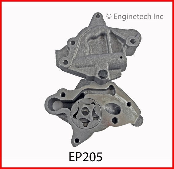 Enginetech EP205 Engine Oil Pump with Gasket for Buick Skylark and Chevrolet Cavalier